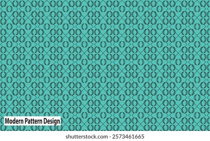 Modern Pattern Background Design with Cyan and Black Colour