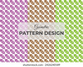 Modern Pattern Background Design Template 