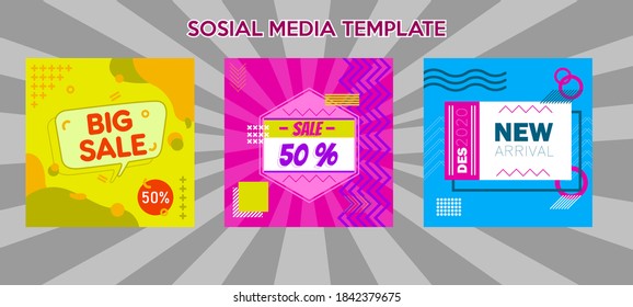 Modern Pattern Banner Sale Vector