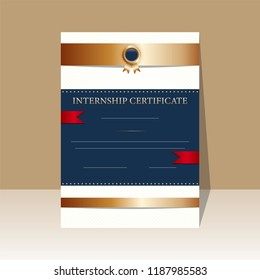 Modern pattern certificate or best award template design with space of your text.