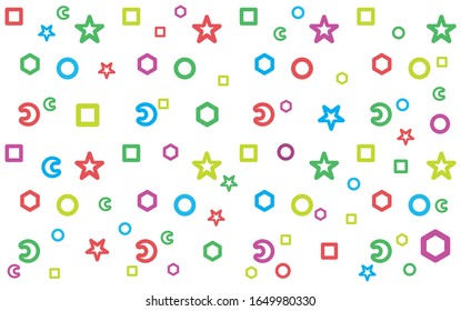 diseño moderno, formas coloridas perfectas para la educación de fondo, la ciencia, etc.