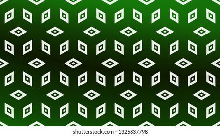 Modern Pattern With Curved Line. Geometric Elements. Blurred Gradient Background. Design For Screen, Presentation, Wallpaper. Holiday Object. Vector Illustration.