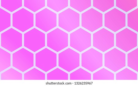 Modern Pattern With Curved Line. Geometric Elements. Blurred Gradient Background. Design For Screen, Presentation, Wallpaper. Holiday Object. Vector Illustration.