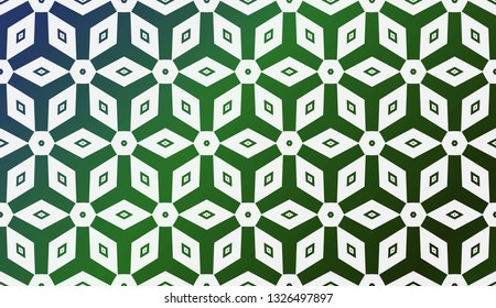 Modern Pattern With Curved Line. Geometric Elements. Blurred Gradient Background. Design For Screen, Presentation, Wallpaper. Holiday Object. Vector Illustration.