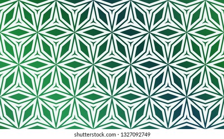 Modern Pattern With Curved Line. Geometric Elements. Blurred Gradient Background. Design For Screen, Presentation, Wallpaper. Holiday Object. Vector Illustration.