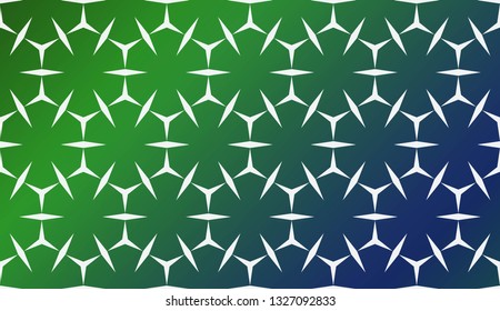 Modern Pattern With Curved Line. Geometric Elements. Blurred Gradient Background. Design For Screen, Presentation, Wallpaper. Holiday Object. Vector Illustration.