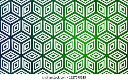 Modern Pattern With Curved Line. Geometric Elements. Blurred Gradient Background. Design For Screen, Presentation, Wallpaper. Holiday Object. Vector Illustration.