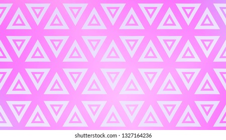 Modern Pattern With Curved Line. Geometric Elements. Blurred Gradient Background. Design For Screen, Presentation, Wallpaper. Holiday Object. Vector Illustration.
