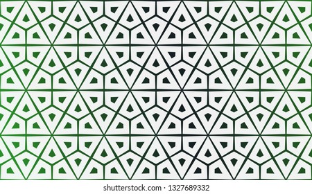 Modern Pattern With Curved Line. Geometric Elements. Blurred Gradient Background. Design For Screen, Presentation, Wallpaper. Holiday Object. Vector Illustration.