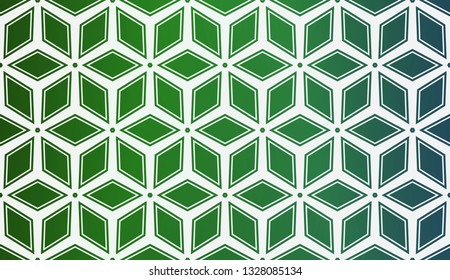 Modern Pattern With Curved Line. Geometric Elements. Blurred Gradient Background. Design For Screen, Presentation, Wallpaper. Holiday Object. Vector Illustration.