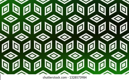 Modern Pattern With Curved Line. Geometric Elements. Blurred Gradient Background. Design For Screen, Presentation, Wallpaper. Holiday Object. Vector Illustration.