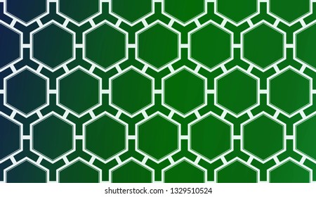 Modern Pattern With Curved Line. Geometric Elements. Blurred Gradient Background. Design For Screen, Presentation, Wallpaper. Holiday Object. Vector Illustration.