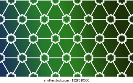 Modern Pattern With Curved Line. Geometric Elements. Blurred Gradient Background. Design For Screen, Presentation, Wallpaper. Holiday Object. Vector Illustration.