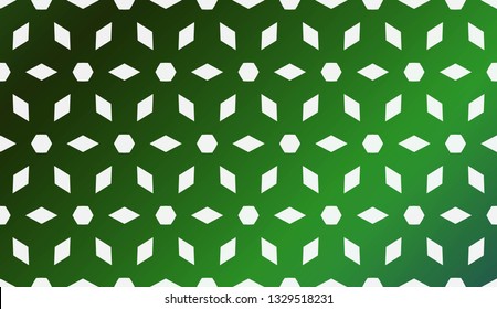 Modern Pattern With Curved Line. Geometric Elements. Blurred Gradient Background. Design For Screen, Presentation, Wallpaper. Holiday Object. Vector Illustration.