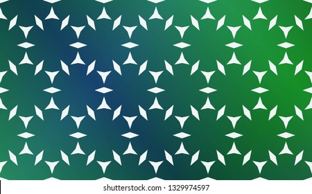 Modern Pattern With Curved Line. Geometric Elements. Blurred Gradient Background. Design For Screen, Presentation, Wallpaper. Holiday Object. Vector Illustration.