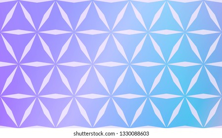 Modern Pattern With Curved Line. Geometric Elements. Blurred Gradient Background. Design For Screen, Presentation, Wallpaper. Holiday Object. Vector Illustration.