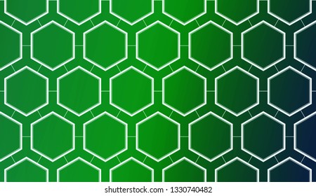 Modern Pattern With Curved Line. Geometric Elements. Blurred Gradient Background. Design For Screen, Presentation, Wallpaper. Holiday Object. Vector Illustration.