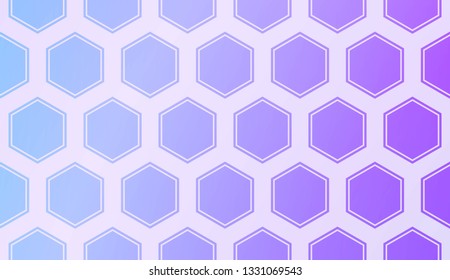 Modern Pattern With Curved Line. Geometric Elements. Blurred Gradient Background. Design For Screen, Presentation, Wallpaper. Holiday Object. Vector Illustration.