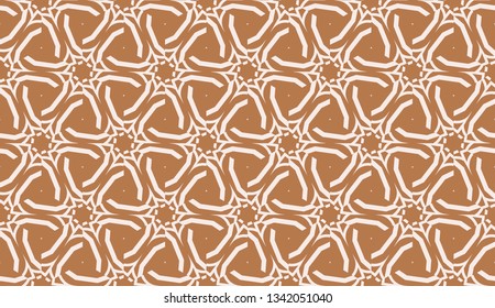 Modern pattern with curved line. Triangles, line, geometric elements. Vector Seamless illustration. Design for flyer, wallpaper, presentation, paper