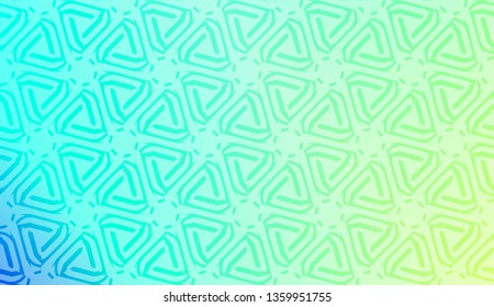 Modern pattern with curved line. Triangles, line, geometric elements. Vector illustration. Design for flyer, wallpaper, presentation, paper. Gradient color.