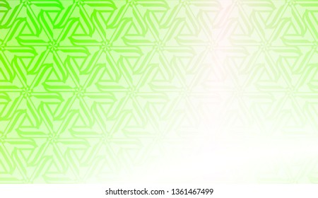 Modern pattern with curved line. Triangles, line, geometric elements. Vector illustration. Design for flyer, wallpaper, presentation, paper. Gradient color.