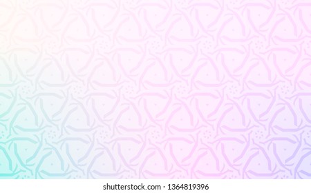 Modern pattern with curved line. Triangles, line, geometric elements. Vector illustration. Design for flyer, wallpaper, presentation, paper. Gradient color.
