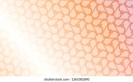 Modern pattern with curved line. Triangles, line, geometric elements. Vector illustration. Design for flyer, wallpaper, presentation, paper. Gradient color.