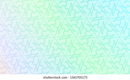 Modern pattern with curved line. Triangles, line, geometric elements. Vector illustration. Design for flyer, wallpaper, presentation, paper. Gradient color.