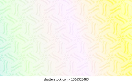 Modern pattern with curved line. Triangles, line, geometric elements. Vector illustration. Design for flyer, wallpaper, presentation, paper. Gradient color.