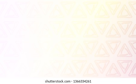 Modern pattern with curved line. Triangles, line, geometric elements. Vector illustration. Design for flyer, wallpaper, presentation, paper. Gradient color.