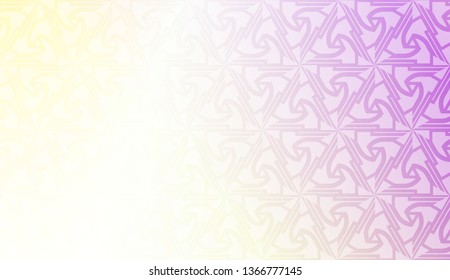 Modern pattern with curved line. Triangles, line, geometric elements. Vector illustration. Design for flyer, wallpaper, presentation, paper. Gradient color.
