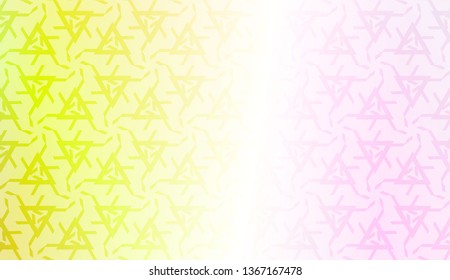 Modern pattern with curved line. Triangles, line, geometric elements. Vector illustration. Design for flyer, wallpaper, presentation, paper. Gradient color.