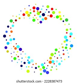 Modern pattern decoration. Isolated on the white background. Circle art round backdrop.