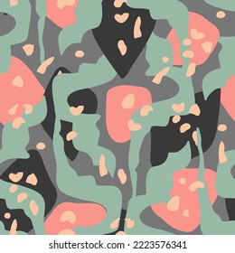 Diseño moderno de patrones. Colores brillantes. Resumen de antecedentes artísticos. Fondo oscuro. Fondo de escritorio. Ilustración del vector