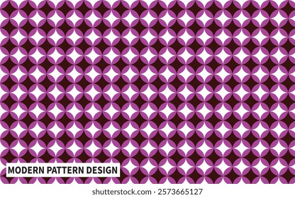 Modern Pattern Design with Rose and White Colour