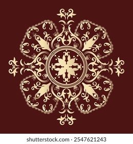 Plantilla de diseño de patrón moderno, patrón dorado,