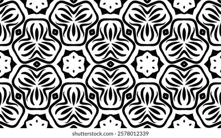 modern pattern with geometric art deco ornament. vector illustration. oriental design.