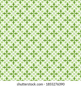 Modern pattern with geometric elements. green batik. Design for flyer, presentation, Wallpaper, interior, fashion, print. Illustration made with texture.