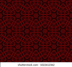 modern pattern of geometric ornament. Seamless vector illustration. for interior design, wallpaper.
