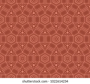 modern pattern of geometric ornament. Seamless vector illustration. for interior design, wallpaper.