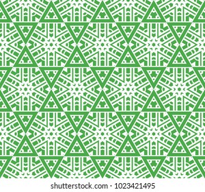 modern pattern of geometric ornament. Seamless vector illustration. for interior design, wallpaper.