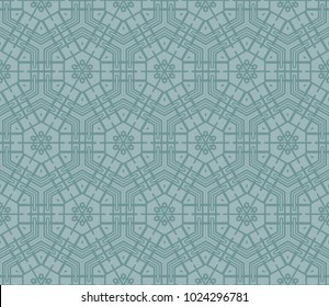 modern pattern of geometric ornament. Seamless vector illustration. for interior design, wallpaper.