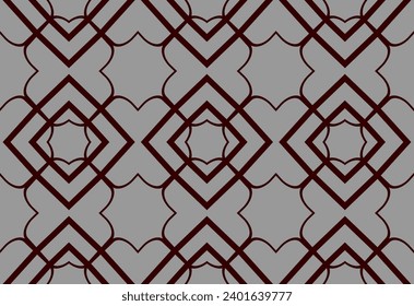 Modern pattern with geometric ornaments for invitation card, scrapbook, banner, postcard. Ornaments on dishes, textiles, wallpaper. Abstract decorative vintage texture.