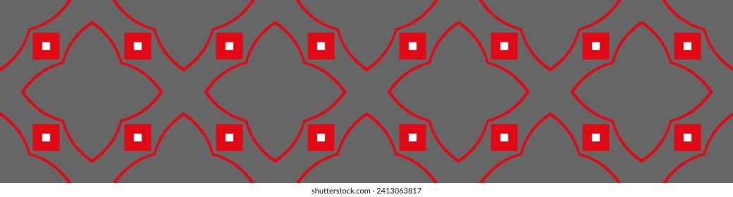 Modern pattern with geometric ornaments for invitation card, scrapbook, banner, postcard. Ornaments on dishes, textiles, wallpaper. 