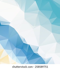 Modern pattern of geometric shapes, color triangle