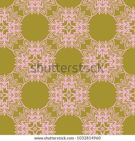 Modern pattern with geometric stilysh design. Vector illustration on color background