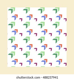 Modern Pattern Illustration. Vector background.