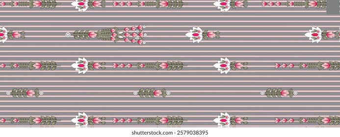 Modern Pattern minimalist geometric layouts enhanced with organic floral flourishes for stylish wallpapers, sophisticated gift wraps, and textiles.