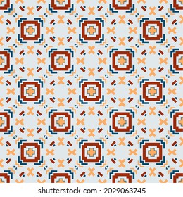 Modern pattern ornament. Abstract shape seamless design ready for print