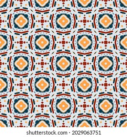 Modern pattern ornament. Abstract shape seamless design ready for print